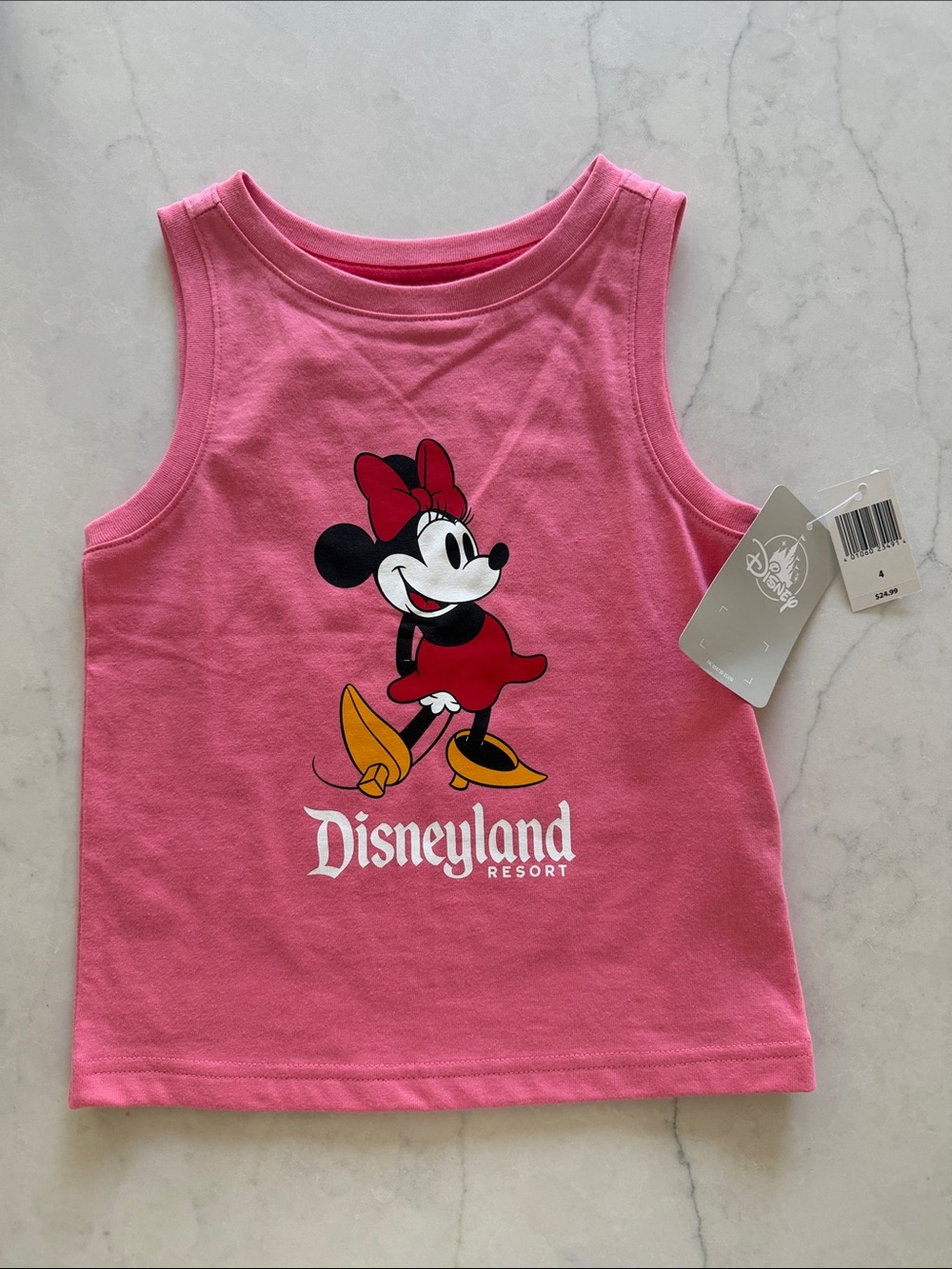 Disney Pink Minnie Mouse Tank Top for Kids